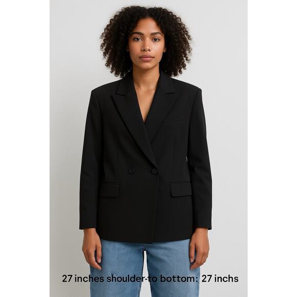 Zara Double Breasted Oversized Blazer - Picture 1 of 3